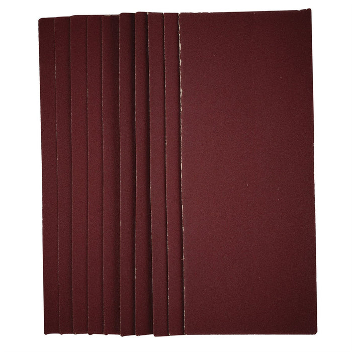 Draper 1/2 Sanding Sheets, 115 x 280mm, 120 Grit (Pack of 10) 57112 Draper - Dynamic Drive