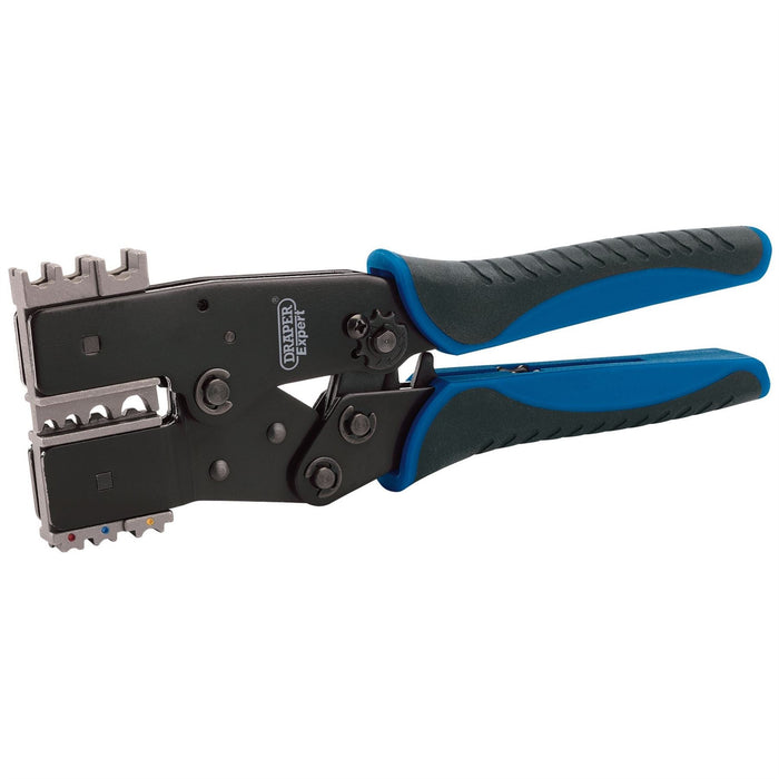 Draper Quick Change Ratchet Action Crimping Tool, 220mm 64336 Draper - Dynamic Drive