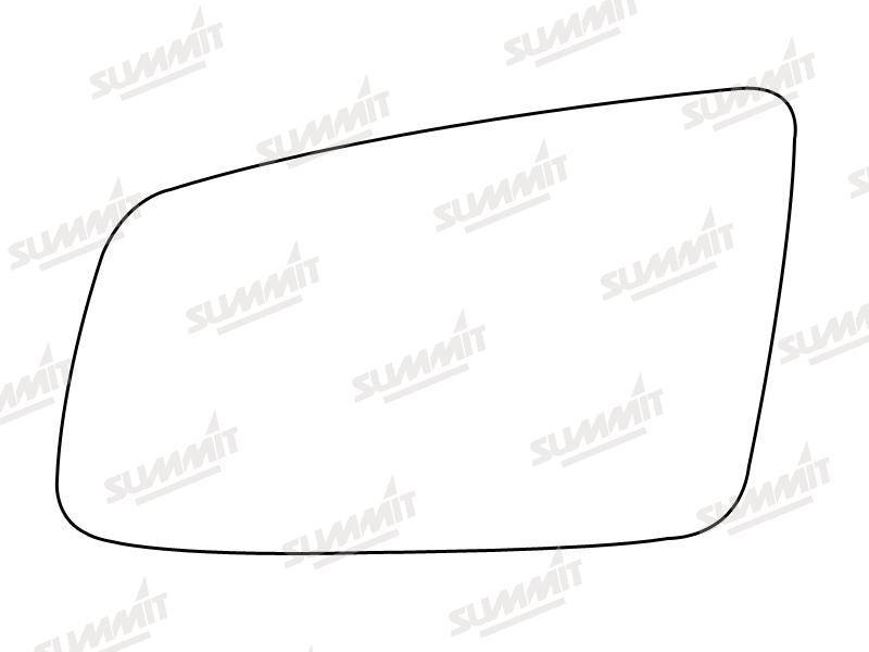 Summit Heated Base Plate With Blind Spot Mirror Glass fits BMW 5 Series / 6 Series 03 on LHS Summit - Dynamic Drive