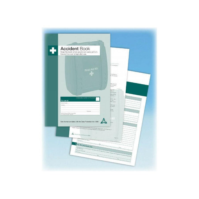 A5 Accident Book/First Aid Injury Record Book/Work Place Staff Accident Log Book Safety First Aid Group - Dynamic Drive