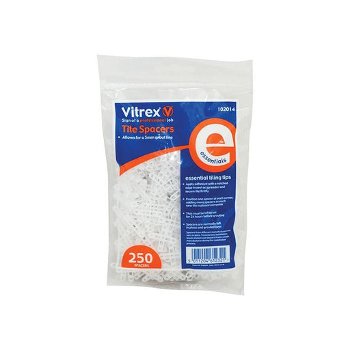 Vitrex Essential Tile Spacers 5mm (Pack 250) Vitrex - Dynamic Drive