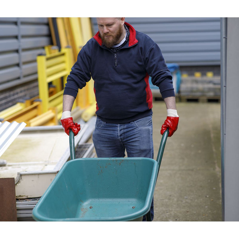 Worksafe Worksafe PVC Knit Wrist Gloves, Large - Pair 9106L Worksafe - Dynamic Drive