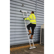 Sealey Aluminium Scaffold Ladder 4-Way EN 131 ASCL2 Sealey - Dynamic Drive