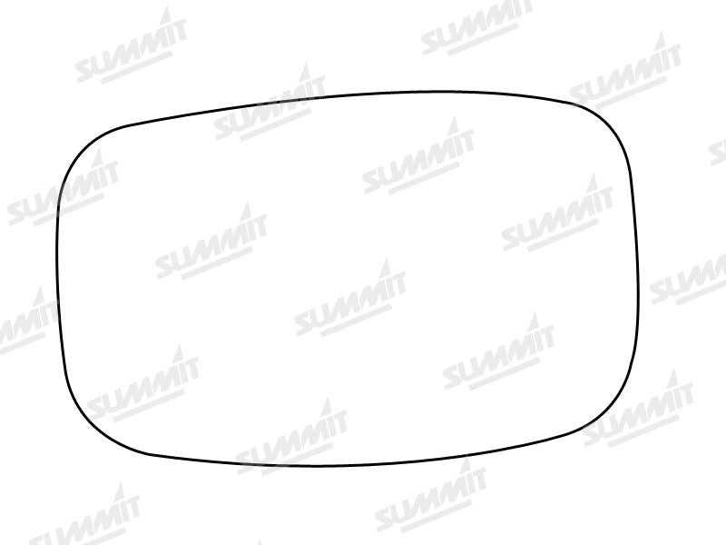 Summit Heated Base Plate With Standard Mirror Glass fits Ford Fiesta 94 to 02, Escort 94 on LHS Summit - Dynamic Drive
