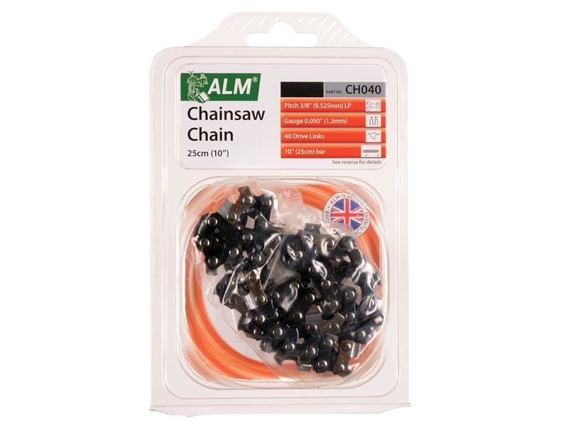Alm Manufacturing CH040 Chainsaw Chain 3/8in x 40 links 1.3mm - Fits 25cm Bars ALM Manufacturing - Dynamic Drive