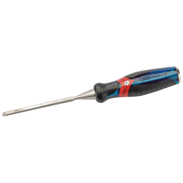 Draper Soft Grip Pound Thru Bevel Edge Wood Chisel, 6 x 140mm 24402 Draper - Dynamic Drive
