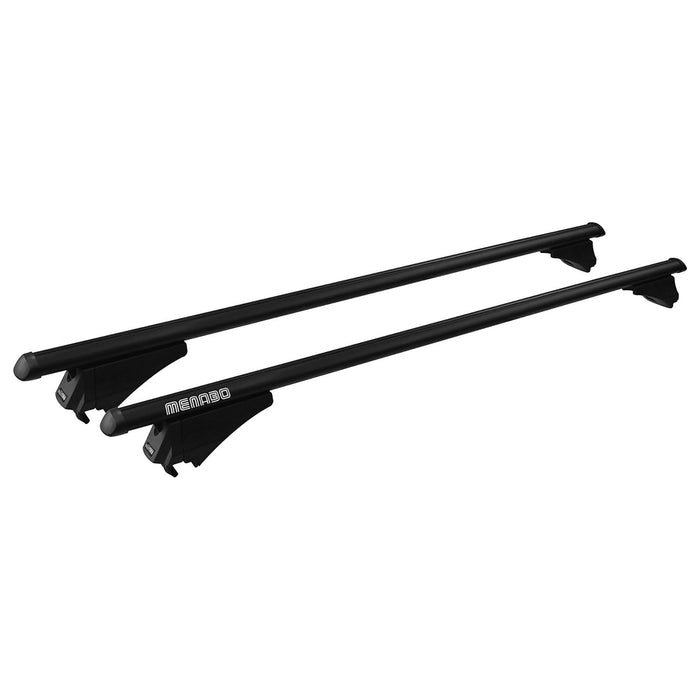Aluminium Black Locking Roof Rack Cross Bars for Mercedes E Class 2017 on 5 door Menabo - Dynamic Drive