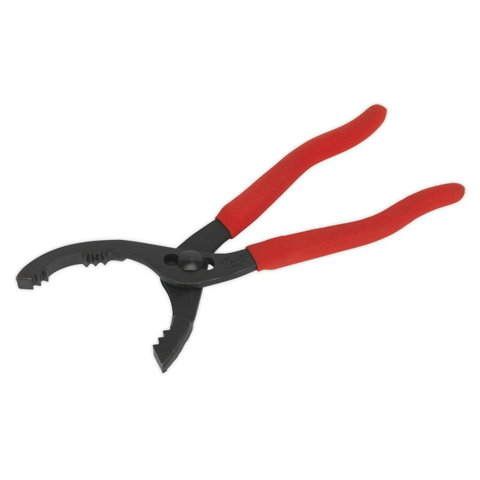 Oil Filter Pliers Forged 54-89Mm Capacity Sealey - Dynamic Drive