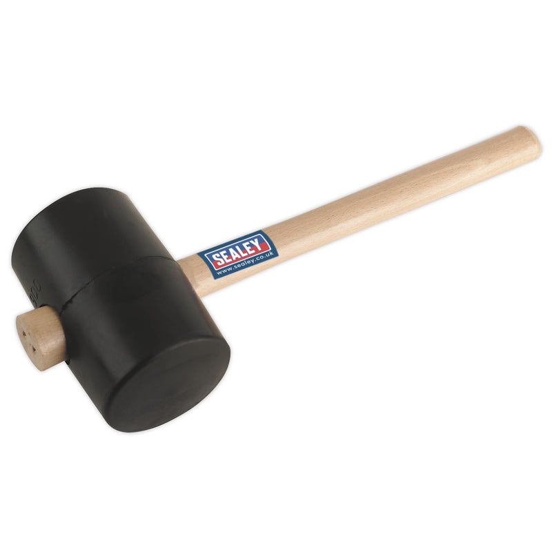 Sealey Rubber Mallet 2.5lb Black RMB250 Sealey - Dynamic Drive