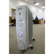 Sealey Oil Filled Radiator 2500W/230V 11-Element with Timer RD2500T Sealey - Dynamic Drive