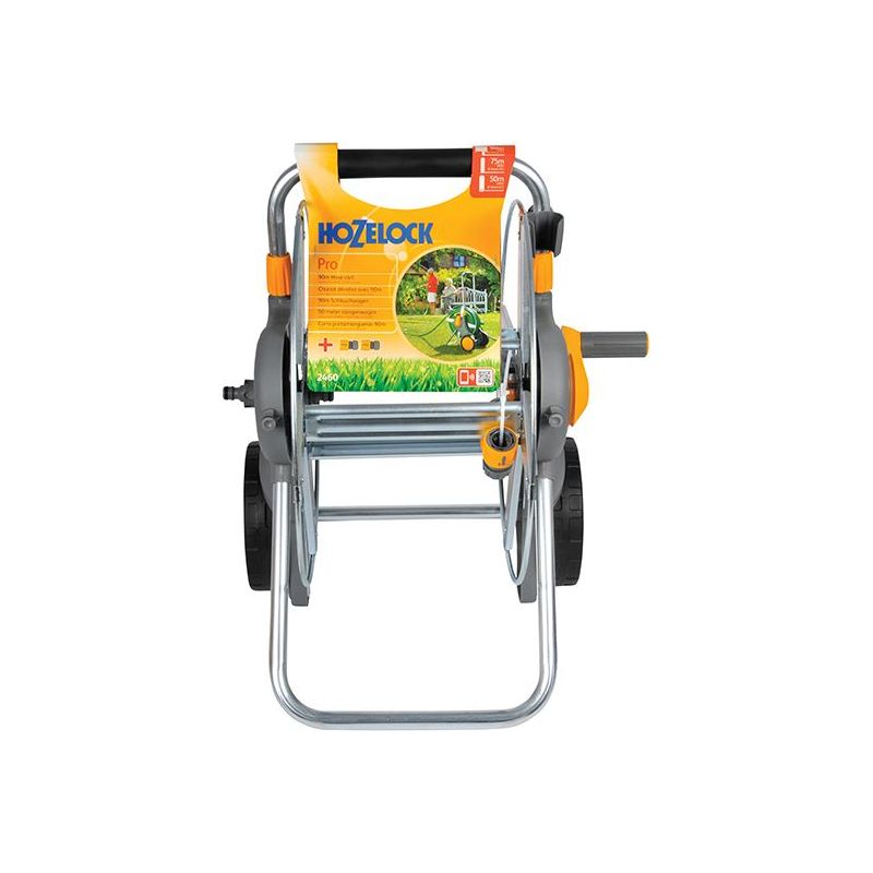 Hozelock 2460 90m Assembled Metal Hose Cart ONLY Hozelock - Dynamic Drive