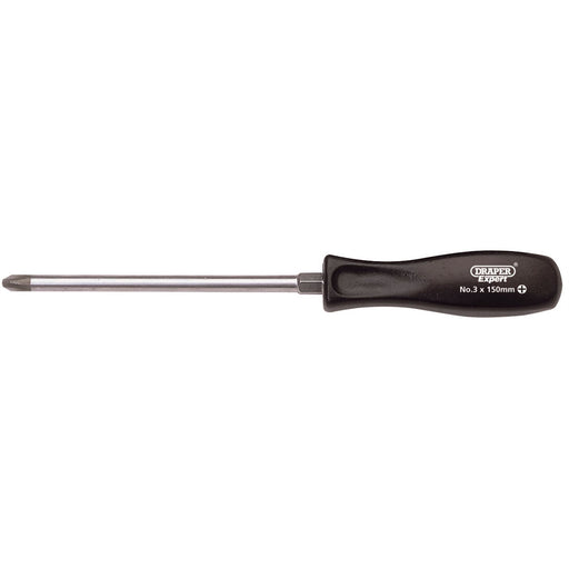 Draper Cross Slot Mechanic's Screwdriver, No.3 x 150mm 19534 Draper - Dynamic Drive