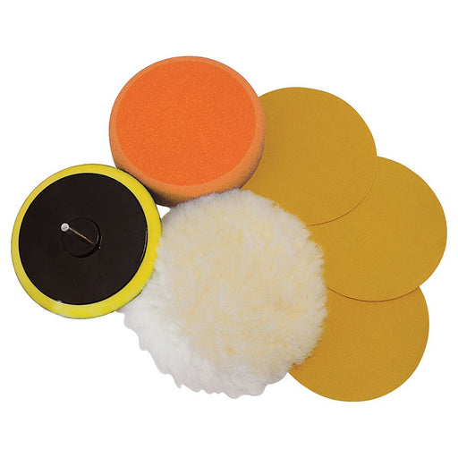Silverline Sanding & Polishing Kit 6pce 125mm Silverline - Dynamic Drive