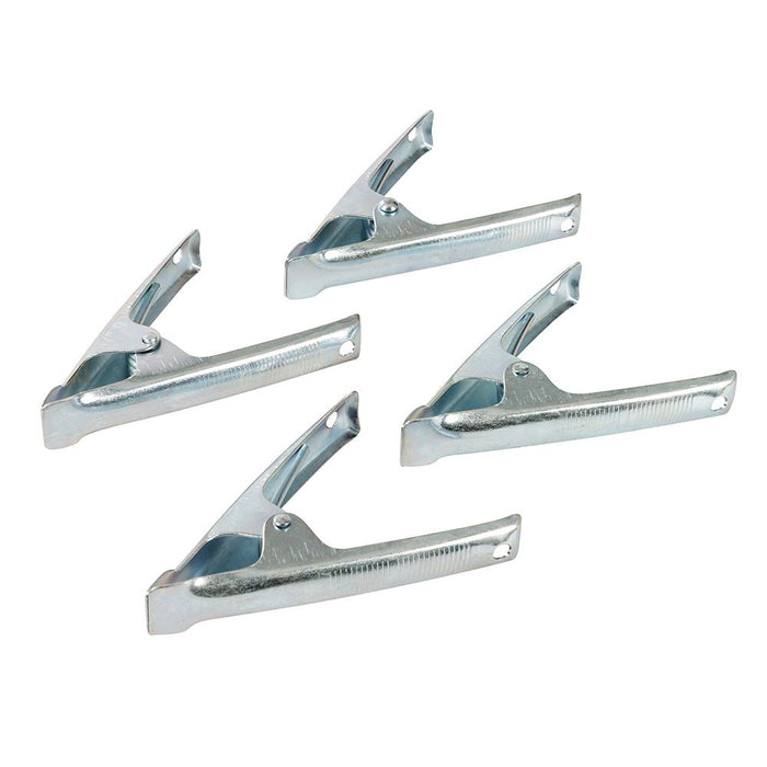 Silverline Stall Clips 4pk 50mm Jaw Silverline - Dynamic Drive
