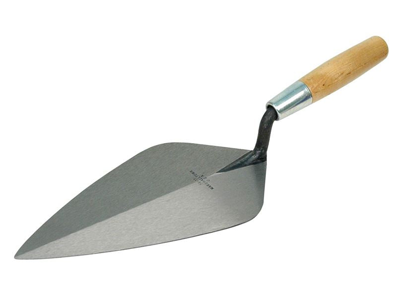 Marshalltown 34 Wide London Pattern Brick Trowel - Wooden Handle 11in Marshalltown - Dynamic Drive