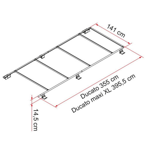 Fiamma Roof Rail Ducato Fiamma - Dynamic Drive
