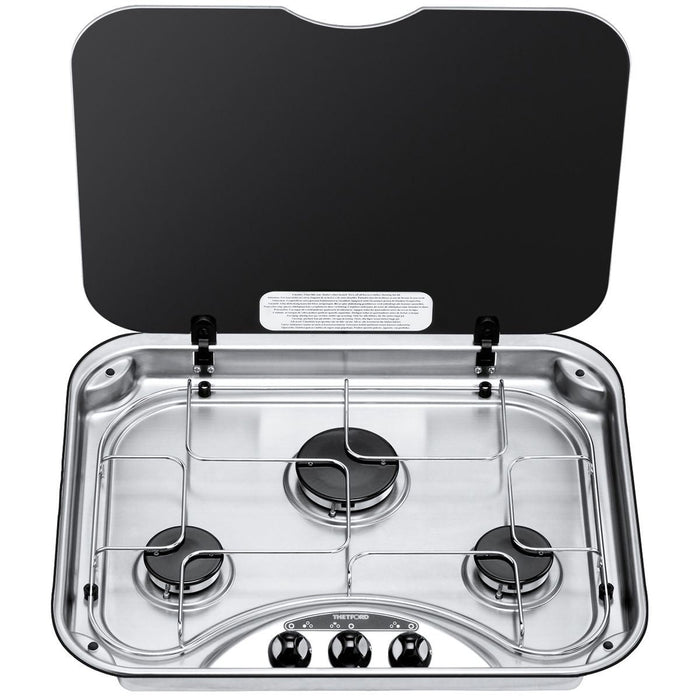 Thetford Series 345 Rectangular Hob 12V Ign Stainless Steel Thetford - Dynamic Drive