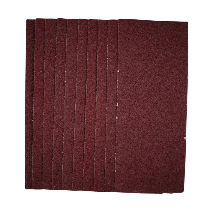 Draper 1/3 Sanding Sheets, 93 x 230mm, 40 Grit (Pack of 10) 55737 Draper - Dynamic Drive