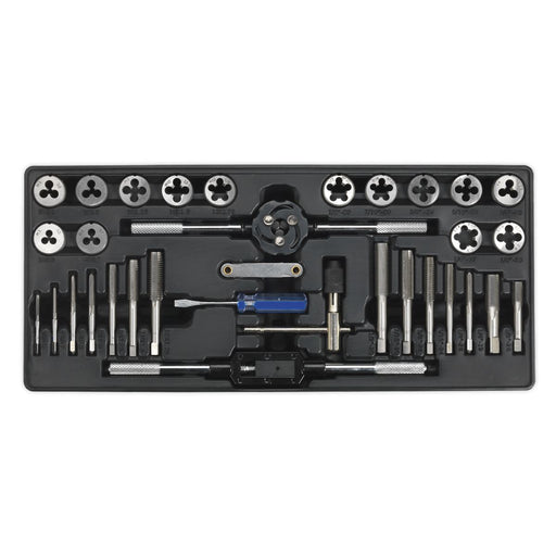 Sealey Tool Tray with Tap & Die Set 33pc TBT26 Sealey - Dynamic Drive