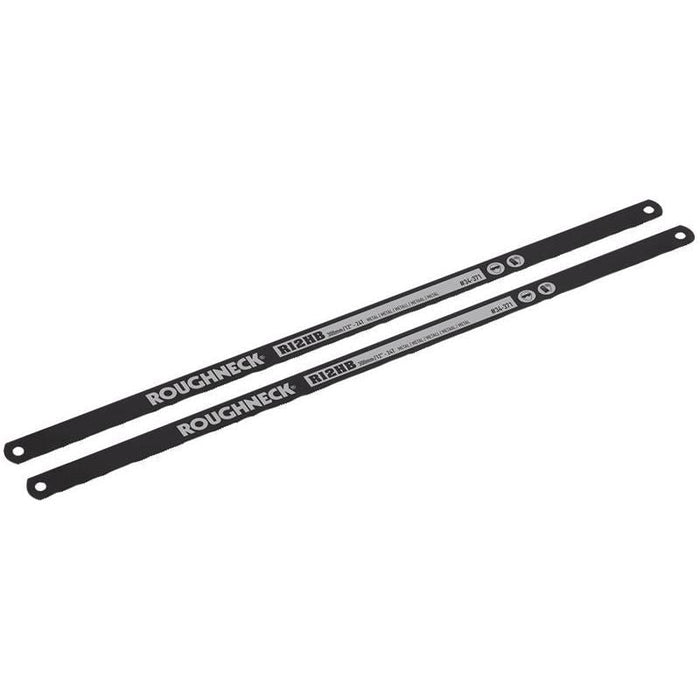 Roughneck R12HB Hacksaw Blades 300mm (12in) x 24 TPI Pack 2 Roughneck - Dynamic Drive