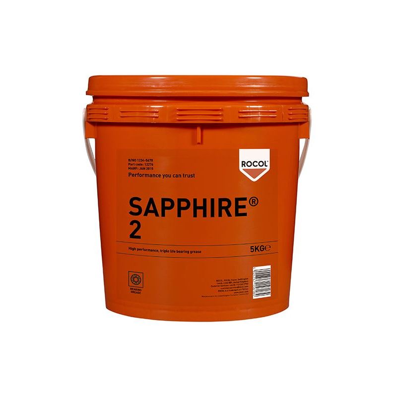 Rocol SAPPHIRE® 2 Bearing Grease Tub 5kg ROCOL - Dynamic Drive