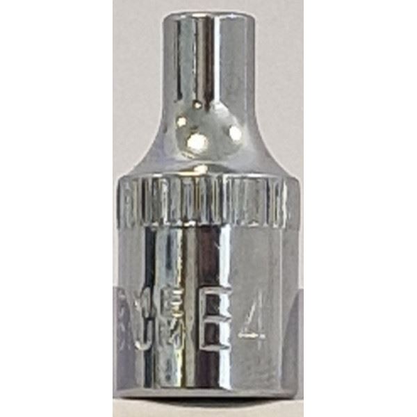 Carlyle Hand Tools 1/4Dr E4 E Torx Socket S14E4 Caryle Tools - Dynamic Drive