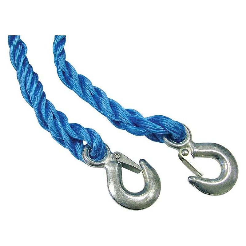 Faithfull Tow Rope 4m Metal Hooks 2 Tonne Faithfull - Dynamic Drive