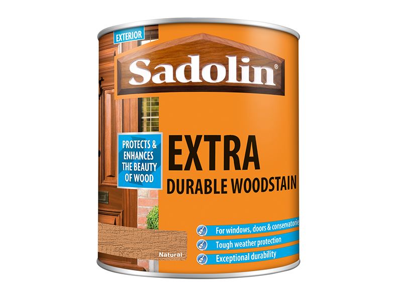 Sadolin Extra Durable Woodstain Natural 1 litre Sadolin - Dynamic Drive