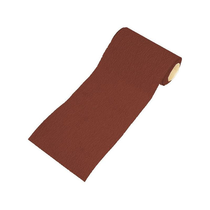 Faithfull Aluminium Oxide Sanding Paper Roll Red Heavy-Duty 115mm x 5m 40G Faithfull - Dynamic Drive