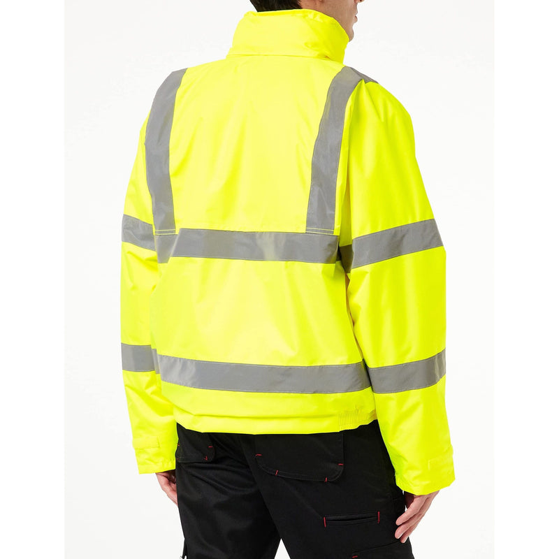 Portwest Hi-Vis Bomber Jacket - Yellow - Large Portwest - Dynamic Drive