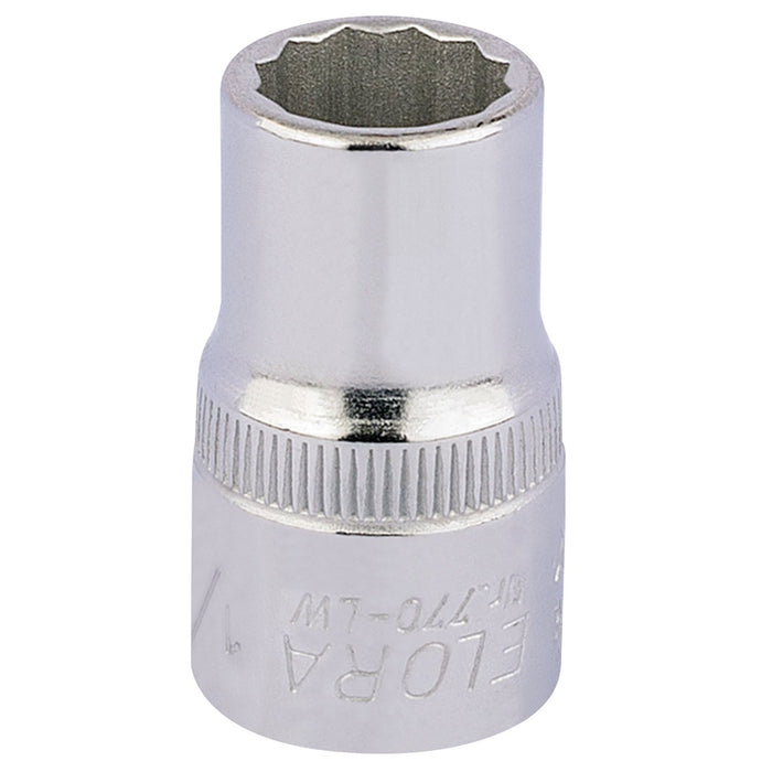 Draper Elora Whitworth Bi-Hexagon Socket, 1/2" Sq. Dr., 1/4" 24814 Draper - Dynamic Drive
