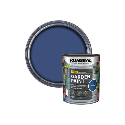 Ronseal Garden Paint Bluebell 750ml Ronseal - Dynamic Drive