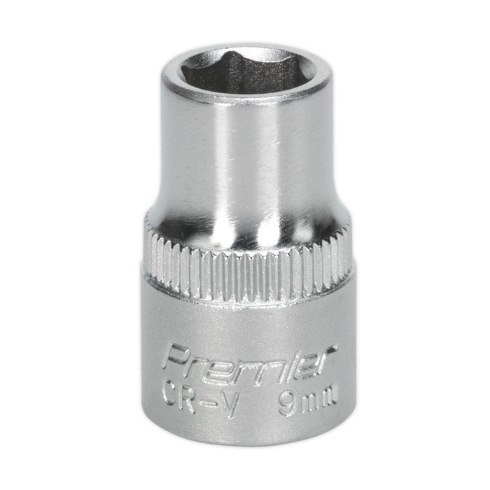 Sealey WallDrive Socket 9mm 3/8"Sq Drive S3809 Sealey - Dynamic Drive