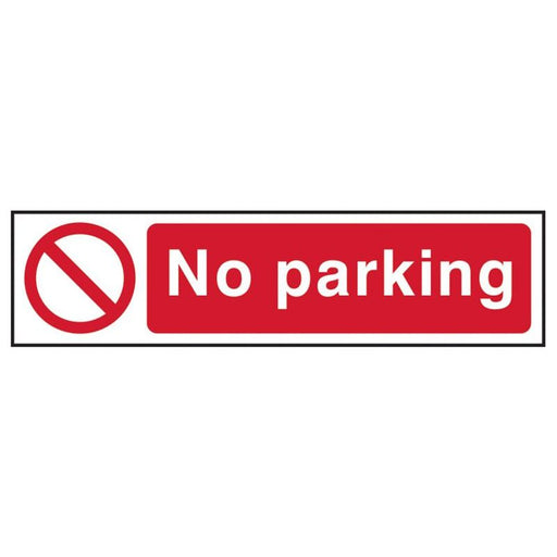 Scan No Parking - PVC Sign 200 x 50mm Scan - Dynamic Drive