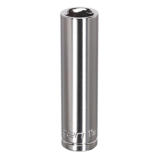 Sealey WallDrive Socket 11mm Deep 3/8"Sq Drive S0589 Sealey - Dynamic Drive