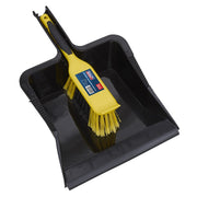 Sealey Bulldozer Yard Dustpan & Brush Set BM04HX Sealey - Dynamic Drive