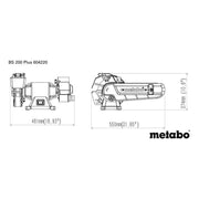 Metabo BS 200 Plus Combo Bench Grinder 600W 240V Metabo - Dynamic Drive