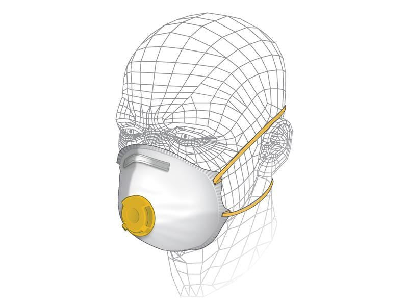 Vitrex Premium Valved Power Tool & MDF Respirator P2 Vitrex - Dynamic Drive