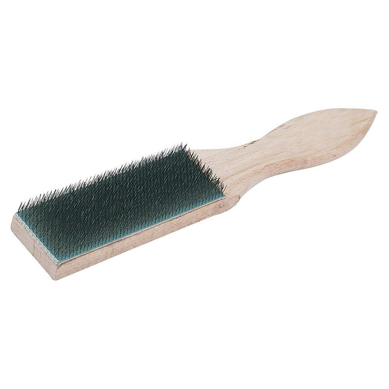 Silverline File Card Brush Wooden 40mm Silverline - Dynamic Drive