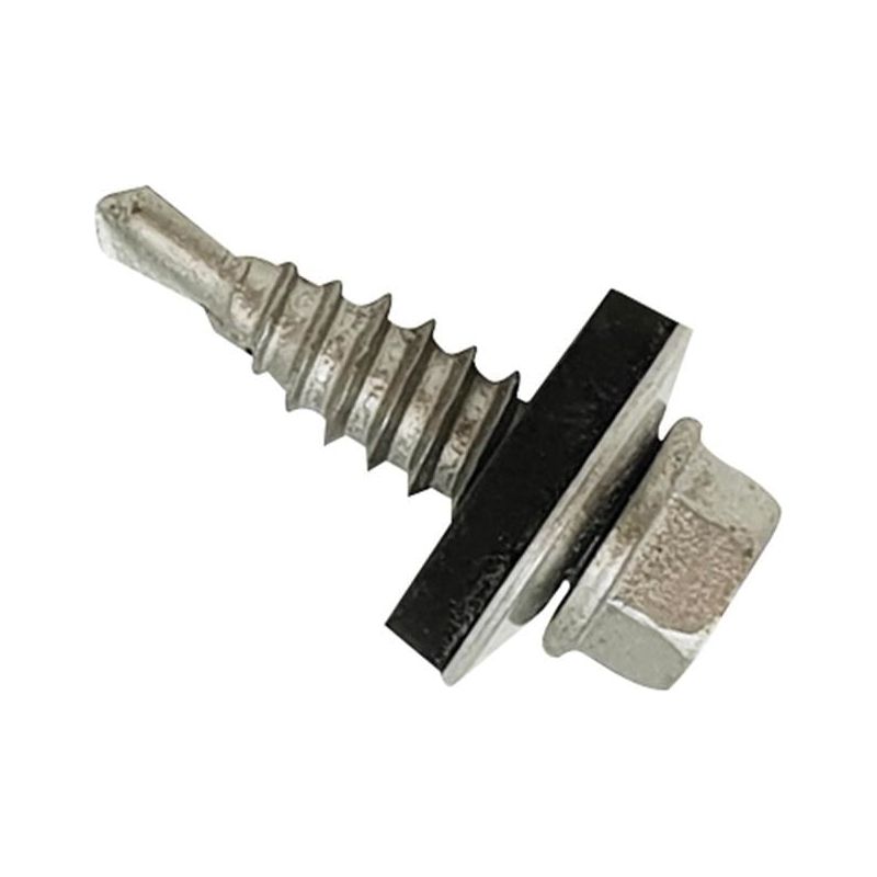 Forgefix TechFast Self-Drilling Stitching Hex Screw & Washer No.1 Tip 6.3 x 25mm Box 100 ForgeFix - Dynamic Drive
