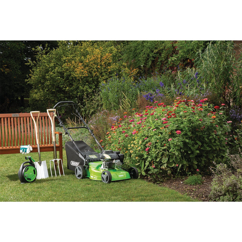 Draper Composite Deck Petrol Lawn Mower, 390mm, 132cc/3.3HP 58567 Draper - Dynamic Drive
