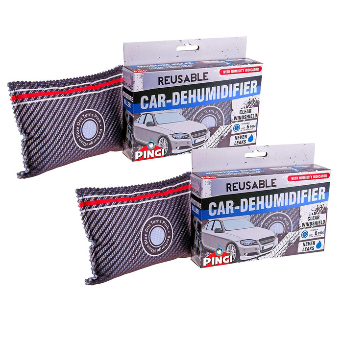 2x PINGI Car Home Dehumidifier Large Dry Bag Moisture Killer Absorber Reusable PINGI - Dynamic Drive