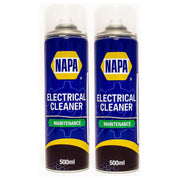 2x NAPA Electrical Contact Cleaner Switch Circuit Dirt Spray Cleaner 500ml NAPA - Dynamic Drive