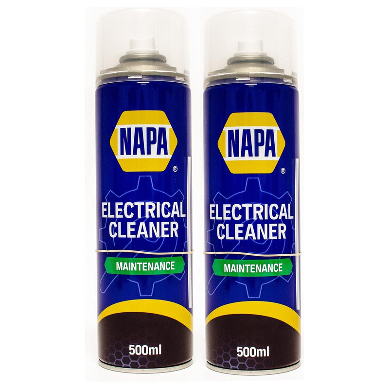 2x NAPA Electrical Contact Cleaner Switch Circuit Dirt Spray Cleaner 500ml NAPA - Dynamic Drive
