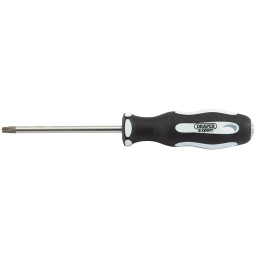 Draper TX-STAR Security Soft Grip Screwdriver, T27T x 100mm 35147 Draper - Dynamic Drive