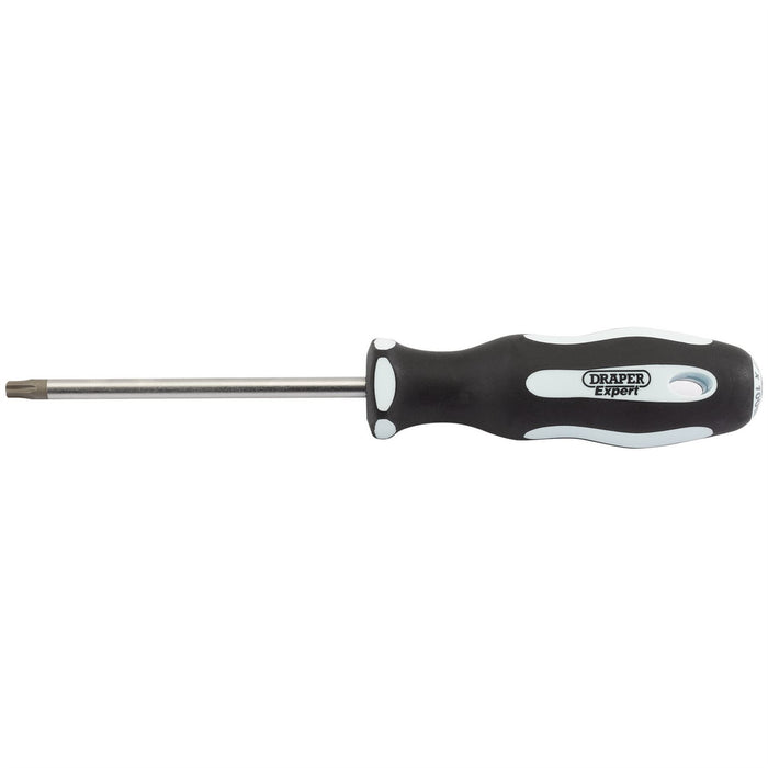 Draper TX-STAR Security Soft Grip Screwdriver, T27T x 100mm 35147 Draper - Dynamic Drive