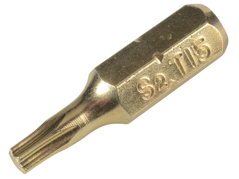 Forgefix TORX® Compatible Bit T15 x 25mm (Pack 10) ForgeFix - Dynamic Drive