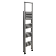 Sealey Aluminium Professional Folding Step Ladder 4-Step 150kg Capacity APSL4 Sealey - Dynamic Drive