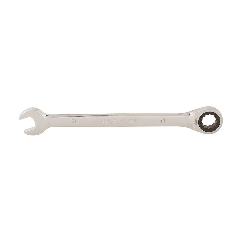 Silverline Fixed Head Ratchet Spanner 11mm Silverline - Dynamic Drive