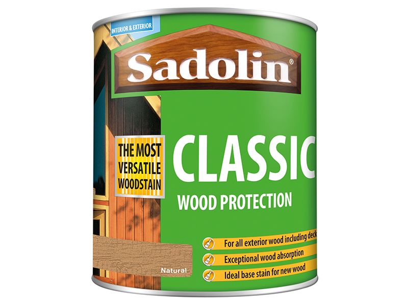 Sadolin Classic Wood Protection Natural 1 litre Sadolin - Dynamic Drive